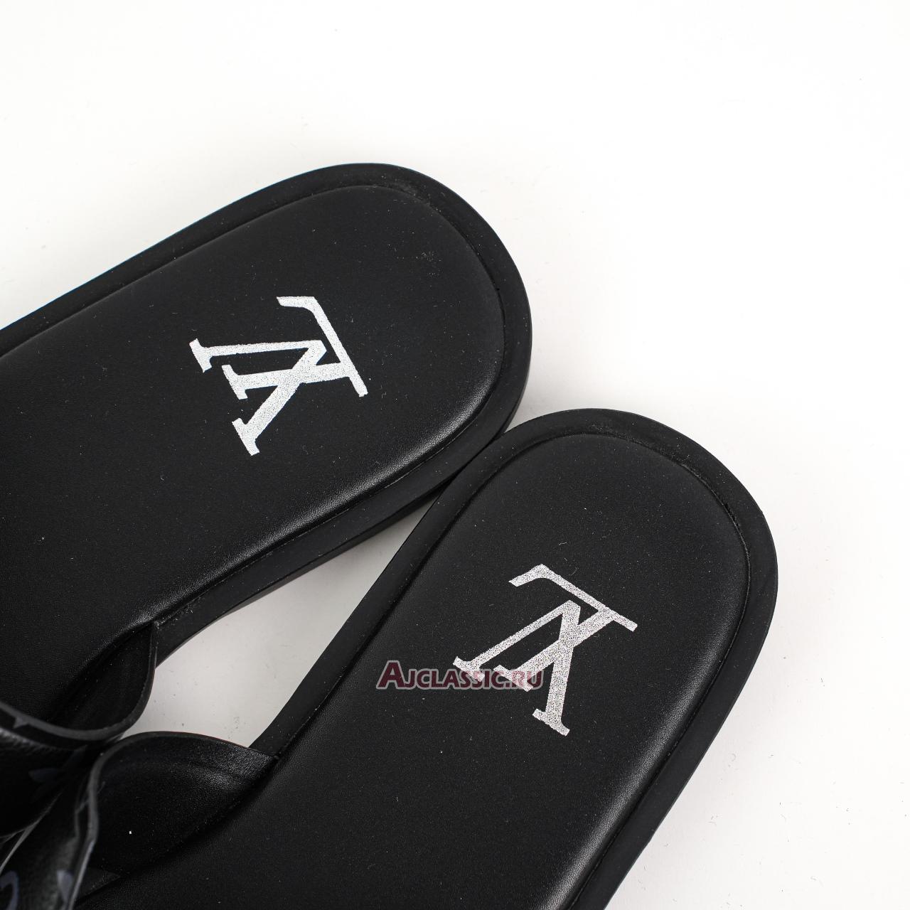 New Louis Vuitton LV Oasis Mules Slippers "Black Monogram Eclipse" 1ACRPK Shoes