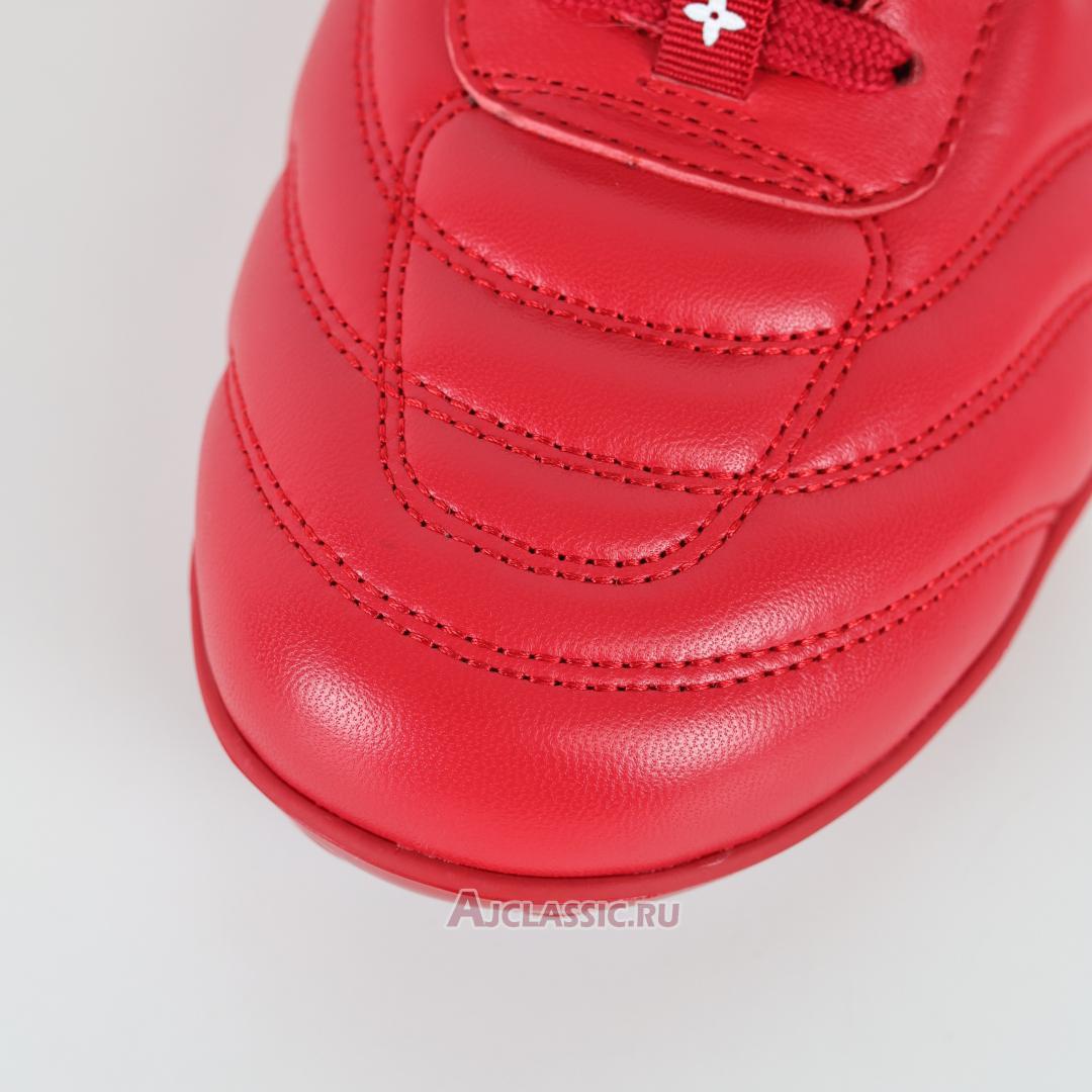 New Louis Vuitton LV Footprint Soccer "Red White" 1AHDOR Shoes