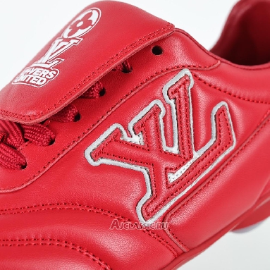 Buy Louis Vuitton LV Footprint Soccer Red White Red 1AHDOR Quality Reps Replicas Shoes
