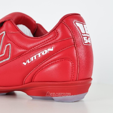 Buy Louis Vuitton LV Footprint Soccer Red White Red 1AHDOR Quality Reps Replicas Shoes