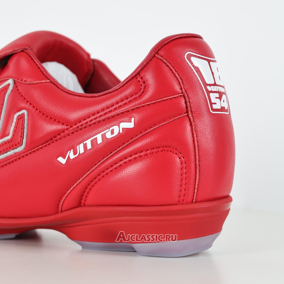 New Louis Vuitton LV Footprint Soccer "Red White" 1AHDOR Shoes