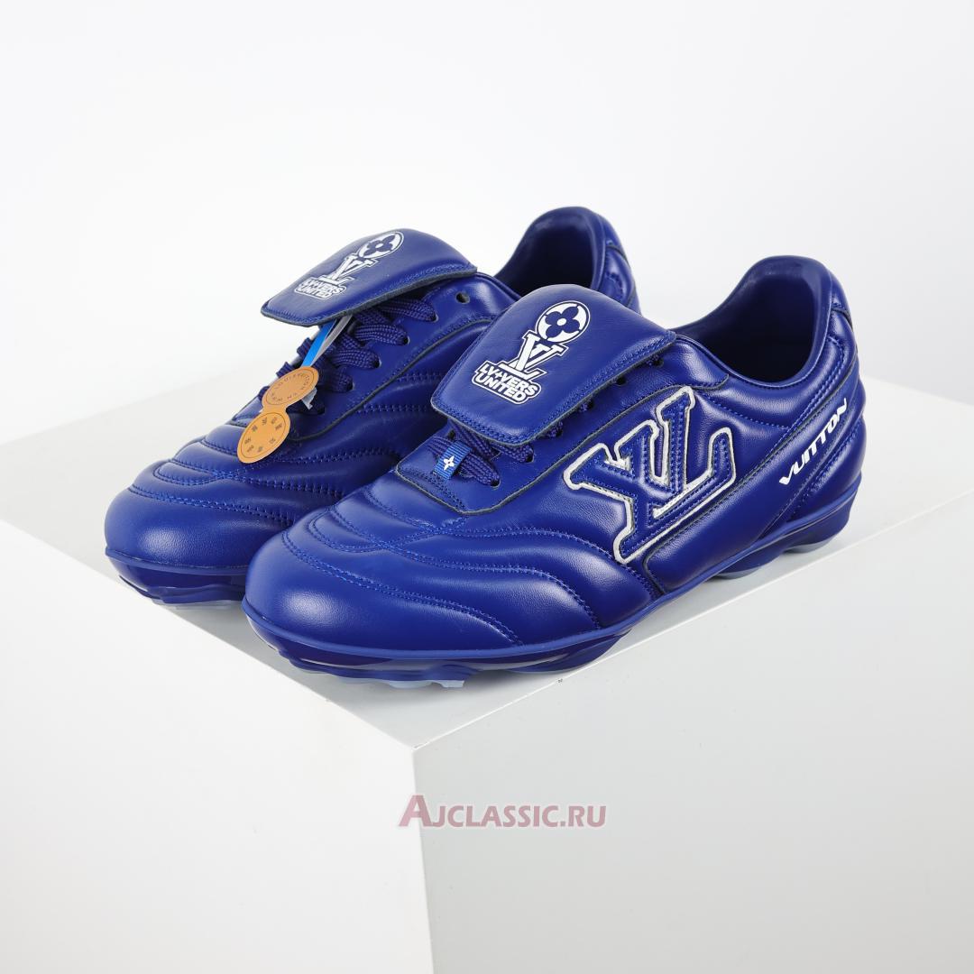 New Louis Vuitton LV Footprint Soccer "Blue White" 1AHDP6 Shoes