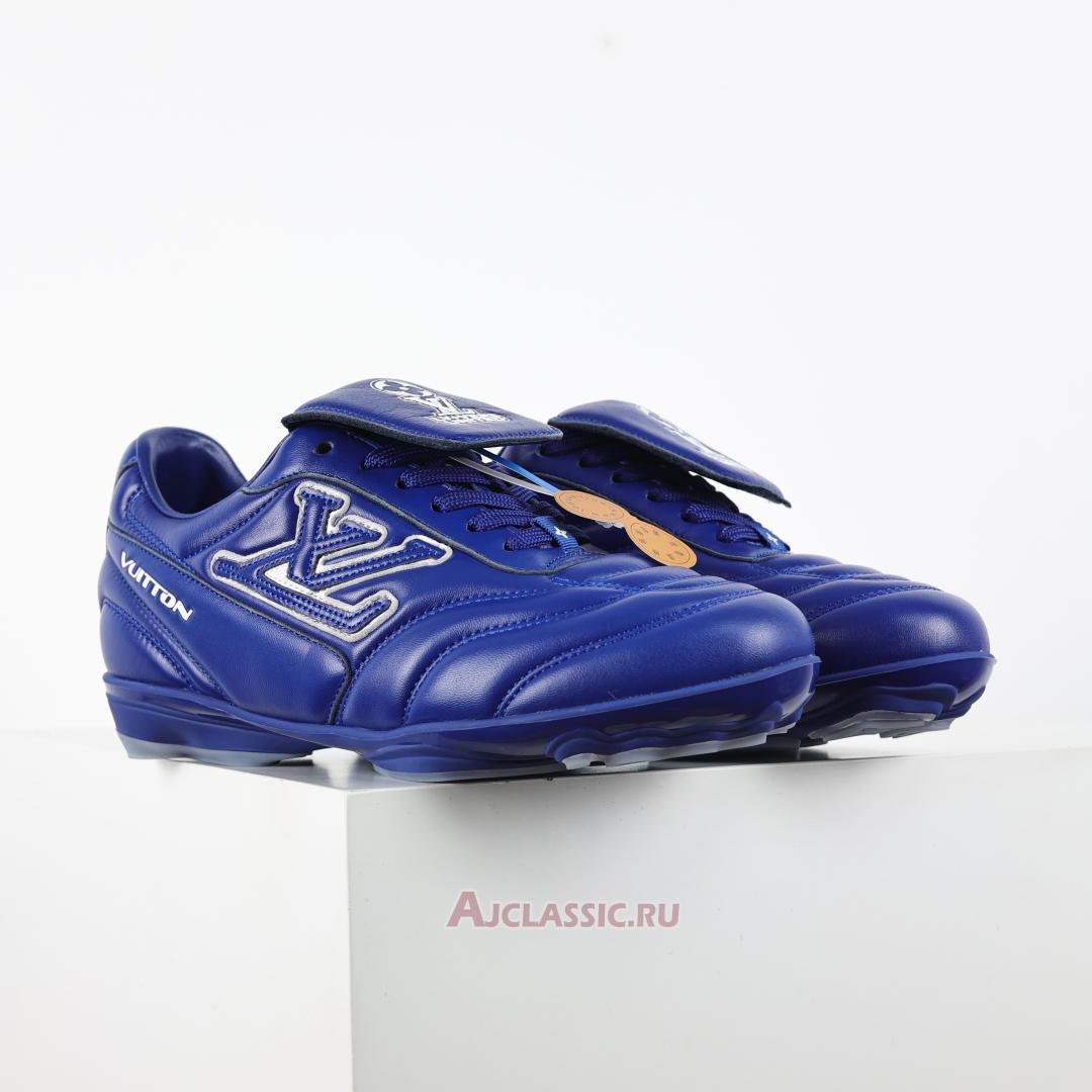 New Louis Vuitton LV Footprint Soccer "Blue White" 1AHDP6 Shoes