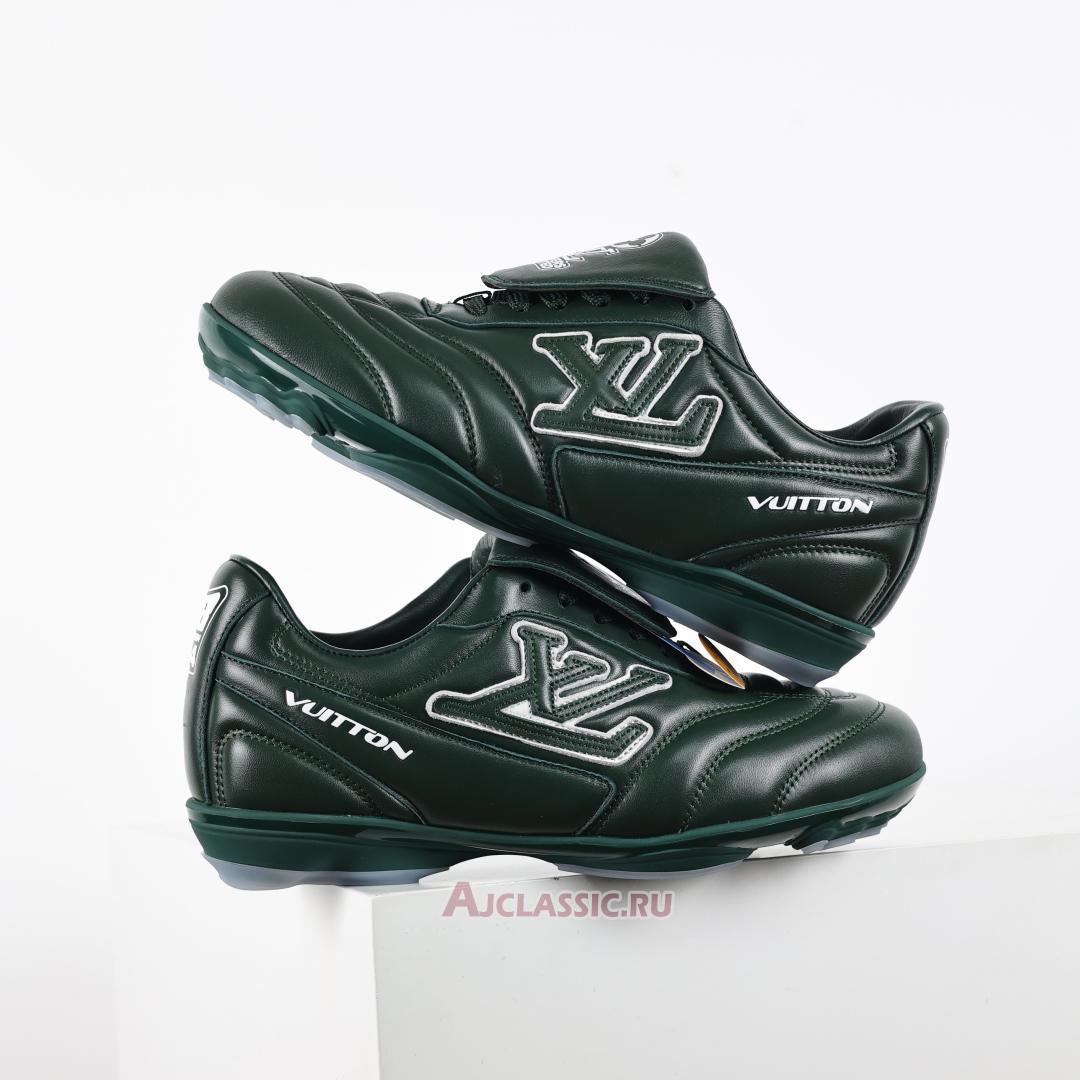 New Louis Vuitton LV Footprint Soccer "Green White" 1AHDPP Shoes