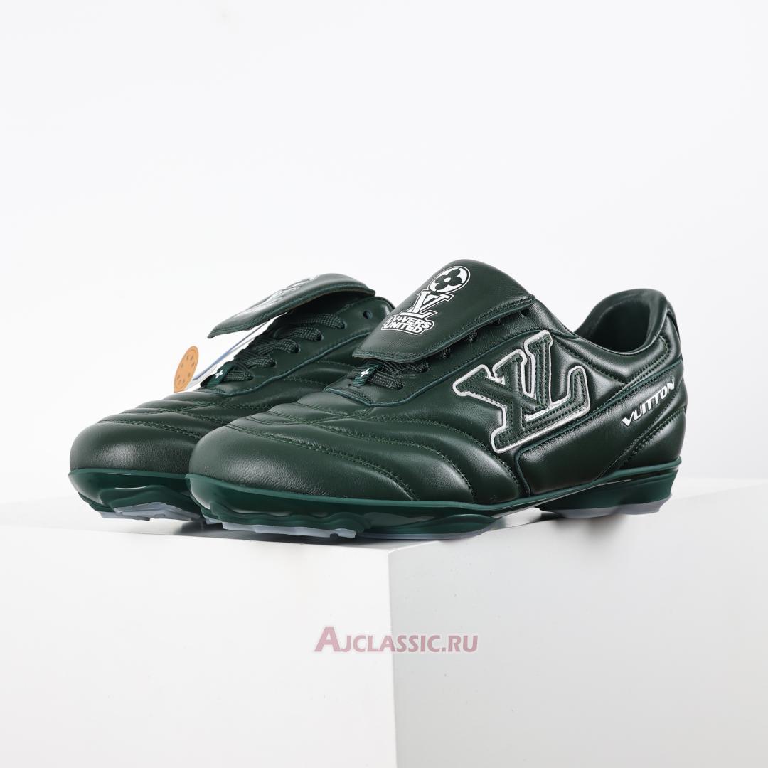 New Louis Vuitton LV Footprint Soccer "Green White" 1AHDPP Shoes