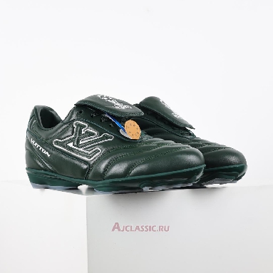 Buy Louis Vuitton LV Footprint Soccer Green White Green 1AHDPP Quality Reps Replicas Shoes