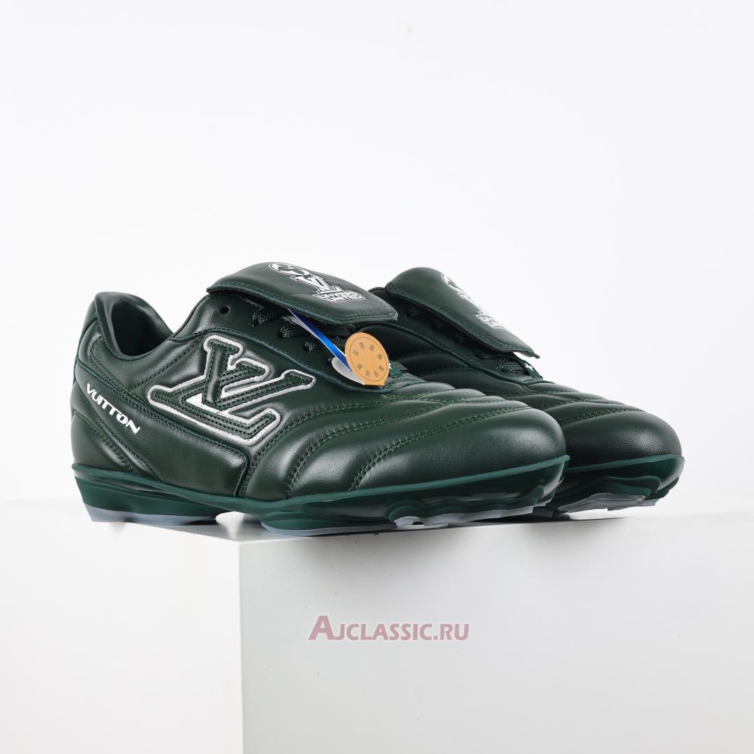 New Louis Vuitton LV Footprint Soccer "Green White" 1AHDPP Shoes