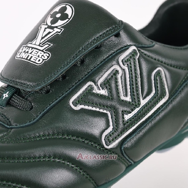 Buy Louis Vuitton LV Footprint Soccer Green White Green 1AHDPP Quality Reps Replicas Shoes