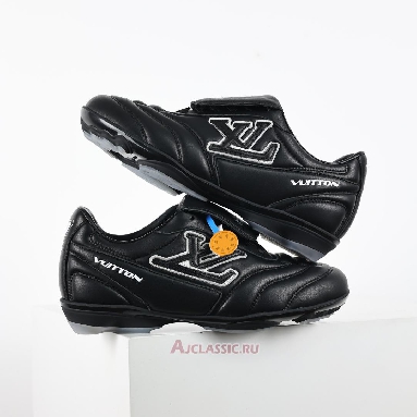Buy Louis Vuitton LV Footprint Soccer Black White Black 1AHAI1 Quality Reps Replicas Shoes