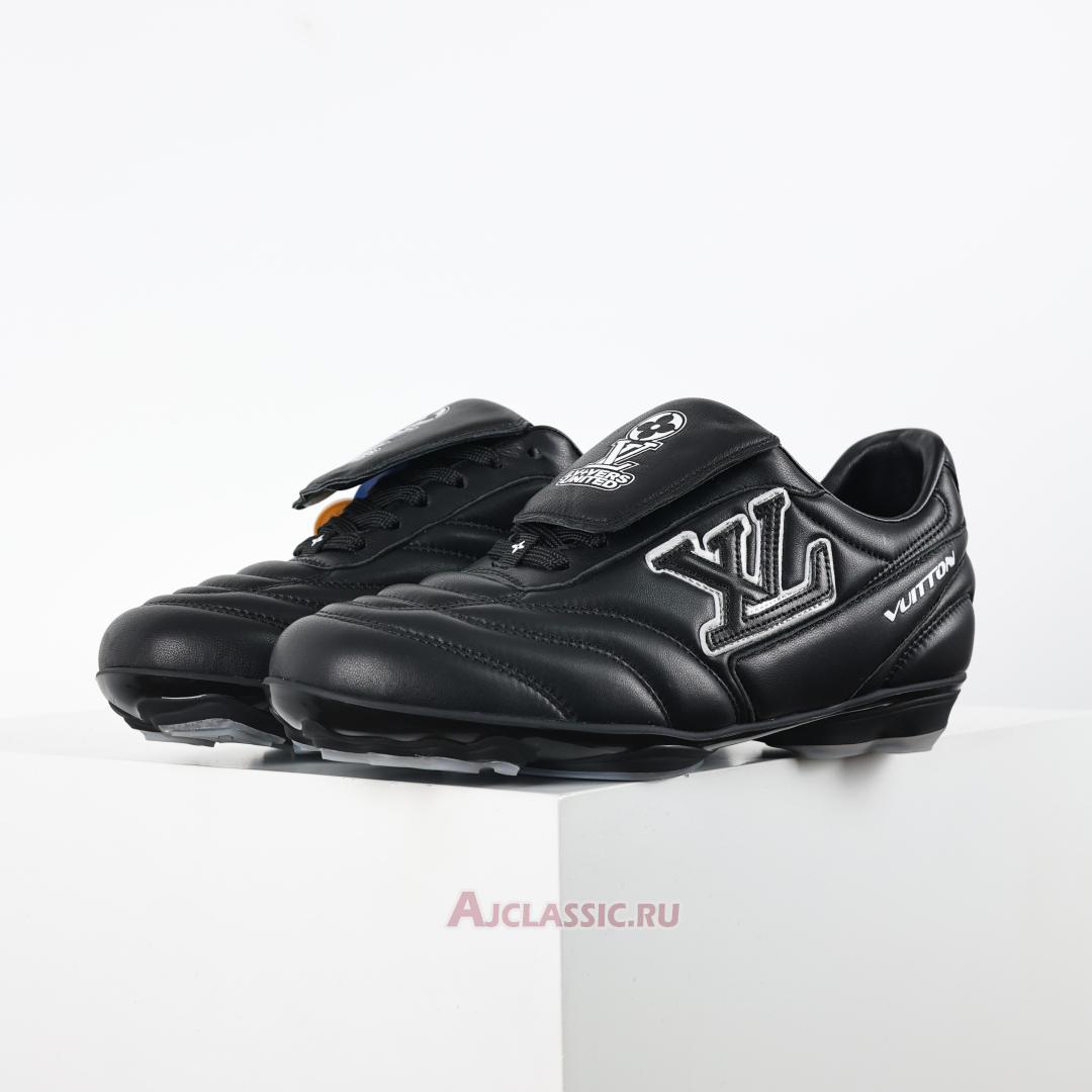 New Louis Vuitton LV Footprint Soccer "Black White" 1AHAI1 Shoes