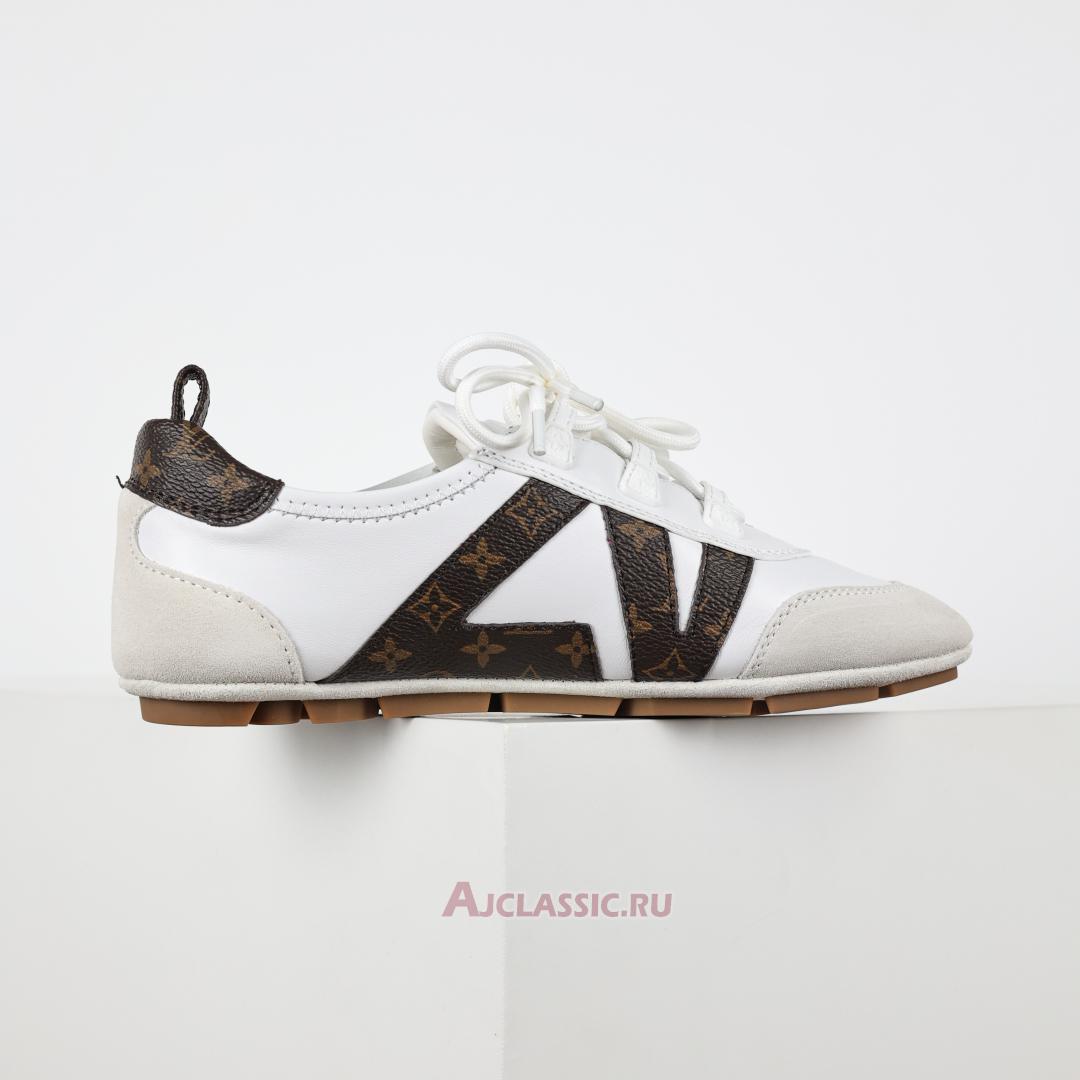 New Louis Vuitton LV Sneakerina Sneakers "White Brown" 1AHNC8 Shoes