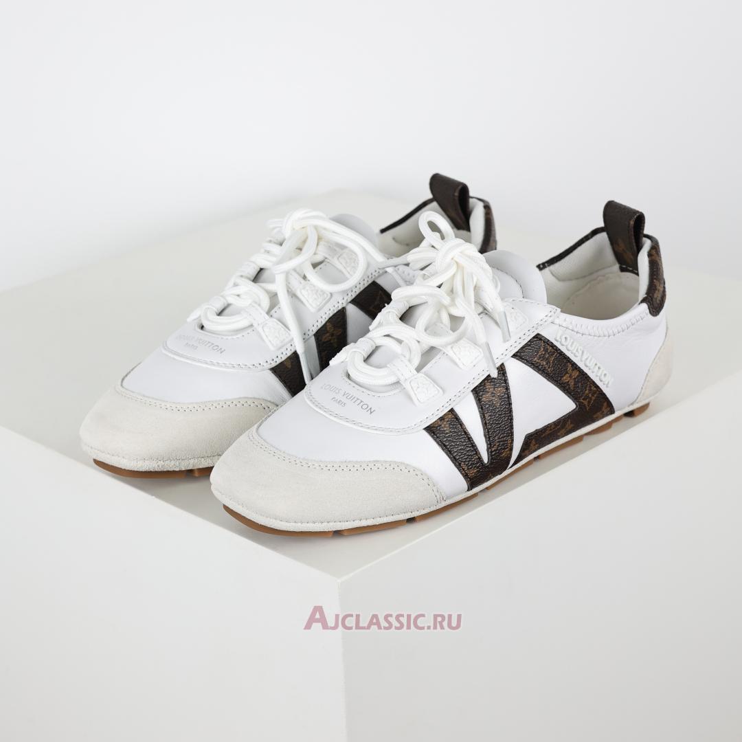 New Louis Vuitton LV Sneakerina Sneakers "White Brown" 1AHNC8 Shoes