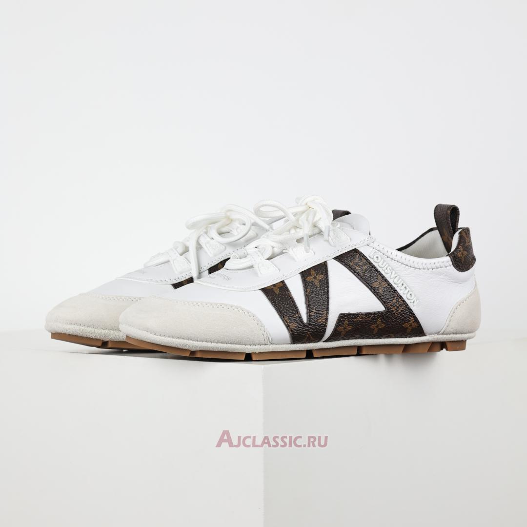 New Louis Vuitton LV Sneakerina Sneakers "White Brown" 1AHNC8 Shoes