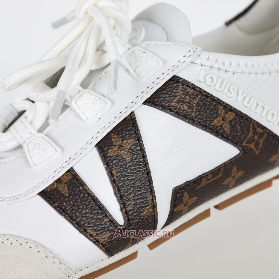 New Louis Vuitton LV Sneakerina Sneakers "White Brown" 1AHNC8 Shoes