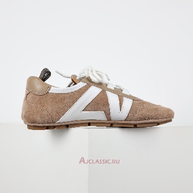 Buy Louis Vuitton LV Sneakerina Sneakers Suede Hazelnut Brown Brown 1AHNF4 Quality Reps Replicas Shoes