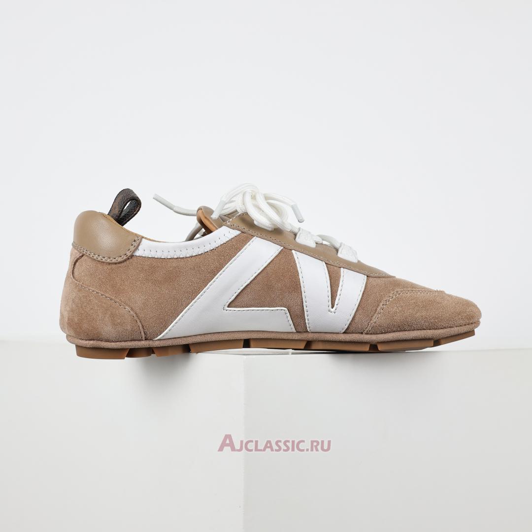 New Louis Vuitton LV Sneakerina Sneakers Suede "Hazelnut Brown" 1AHNF4 Shoes