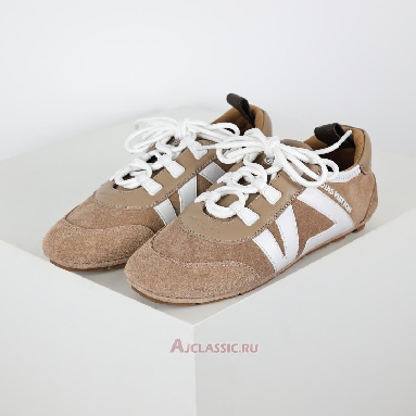 Buy Louis Vuitton LV Sneakerina Sneakers Suede Hazelnut Brown Brown 1AHNF4 Quality Reps Replicas Shoes