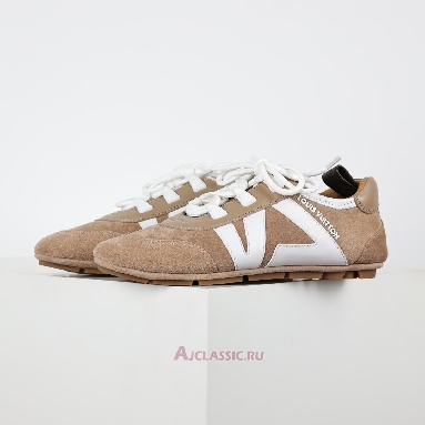 Buy Louis Vuitton LV Sneakerina Sneakers Suede Hazelnut Brown Brown 1AHNF4 Quality Reps Replicas Shoes