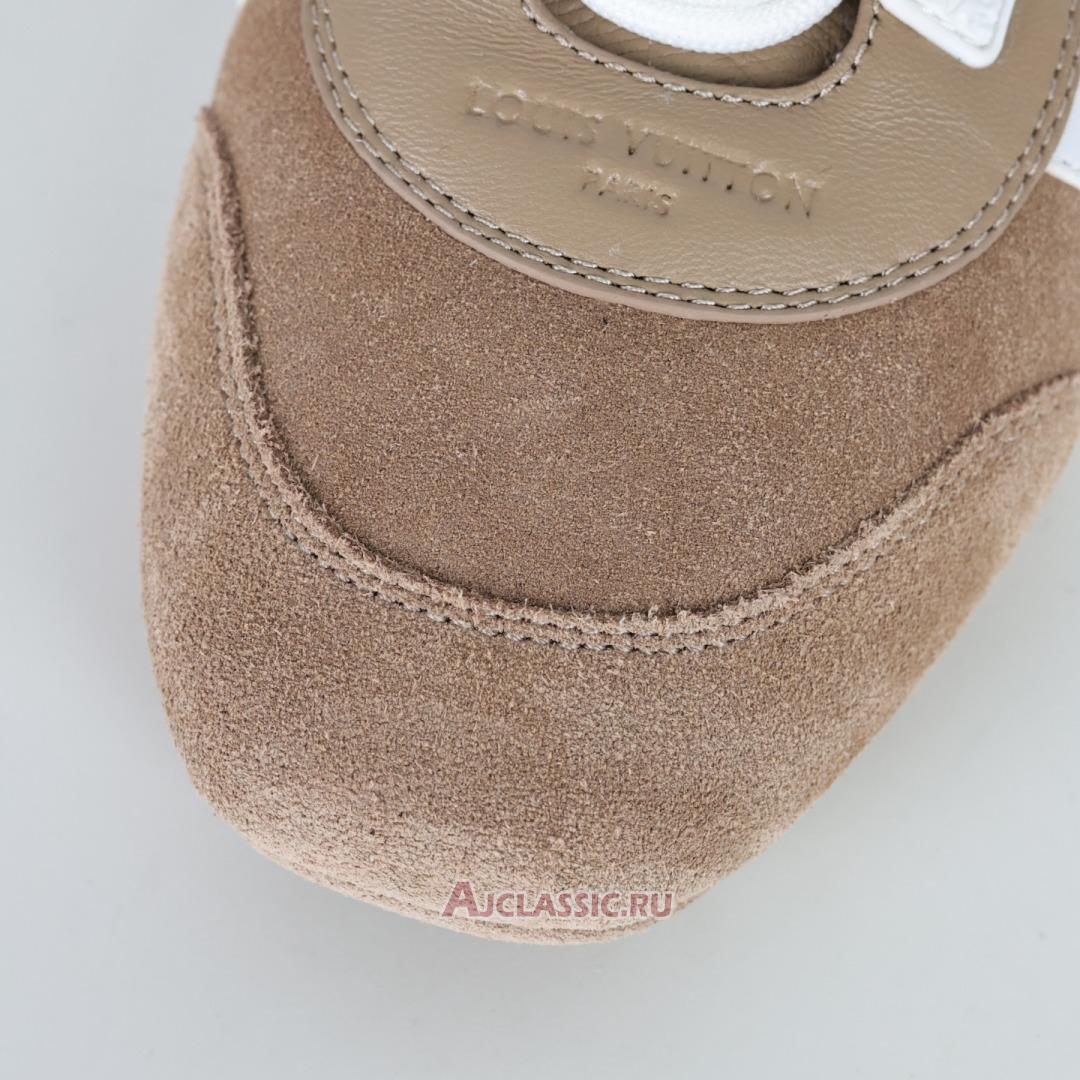 New Louis Vuitton LV Sneakerina Sneakers Suede "Hazelnut Brown" 1AHNF4 Shoes