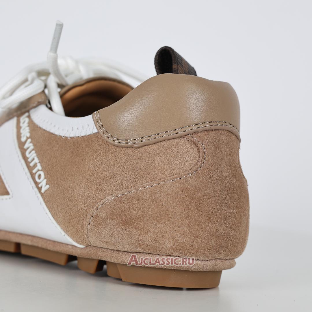 New Louis Vuitton LV Sneakerina Sneakers Suede "Hazelnut Brown" 1AHNF4 Shoes