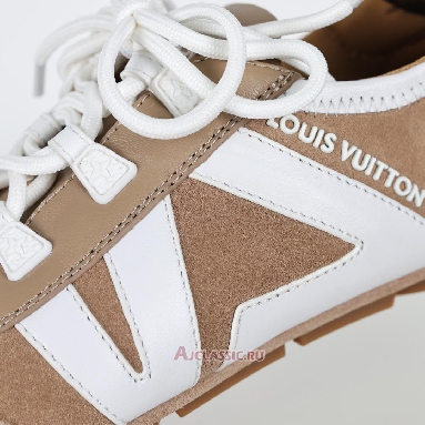 Buy Louis Vuitton LV Sneakerina Sneakers Suede Hazelnut Brown Brown 1AHNF4 Quality Reps Replicas Shoes