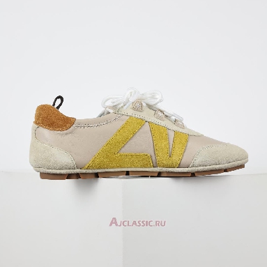 Buy Louis Vuitton LV Sneakerina Sneakers Suede Light Beige Yellow Beige 1AHNEQ Quality Reps Replicas Shoes