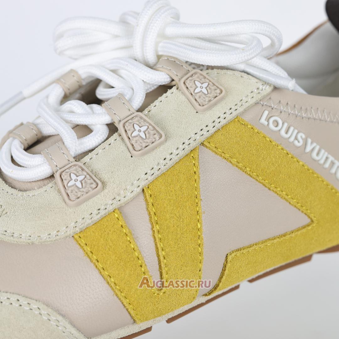 New Louis Vuitton LV Sneakerina Sneakers Suede "Light Beige Yellow" 1AHNEQ Shoes