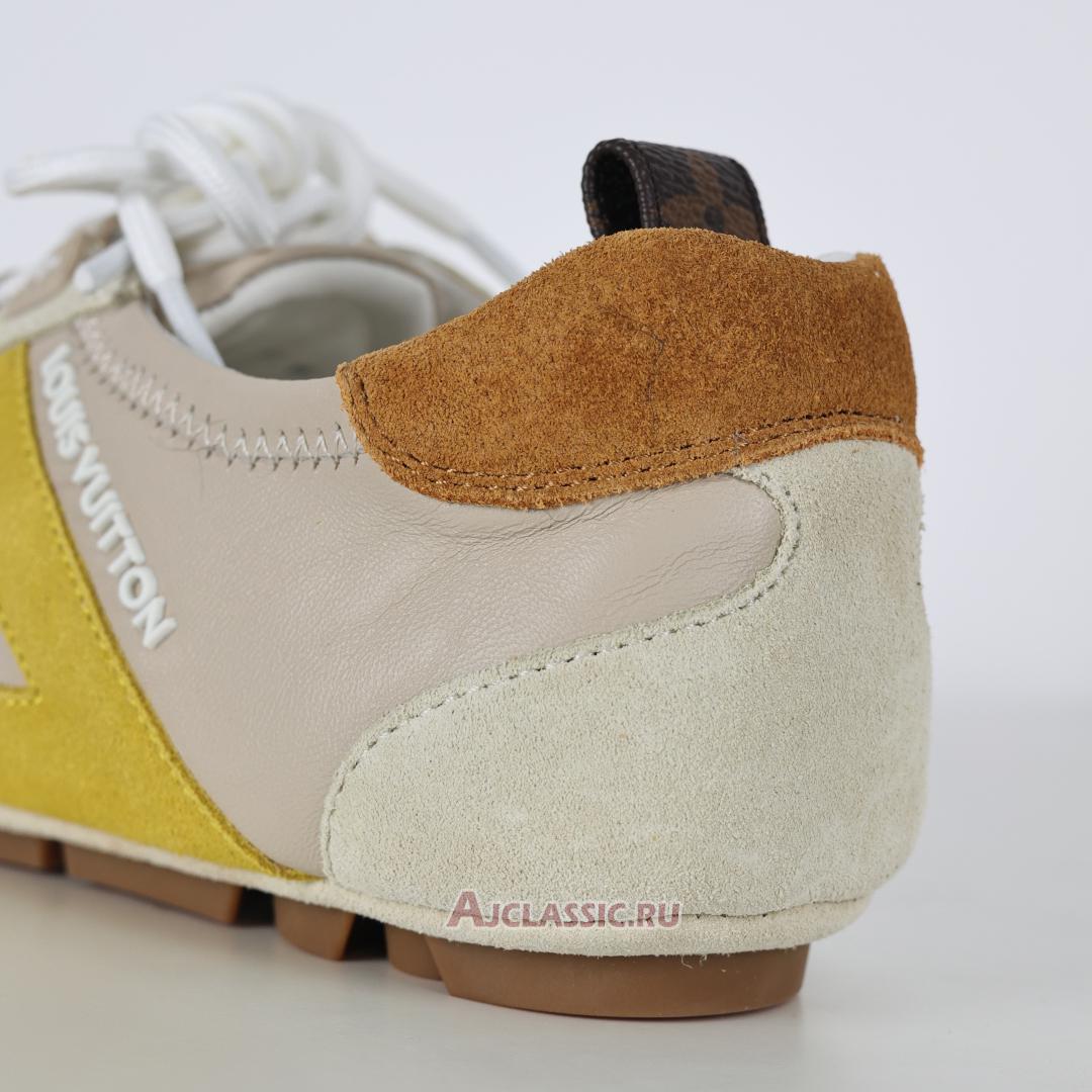 New Louis Vuitton LV Sneakerina Sneakers Suede "Light Beige Yellow" 1AHNEQ Shoes