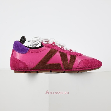 Buy Louis Vuitton LV Sneakerina Sneakers Suede Fuchsia Pink Pink 1AHNEA Quality Reps Replicas Shoes