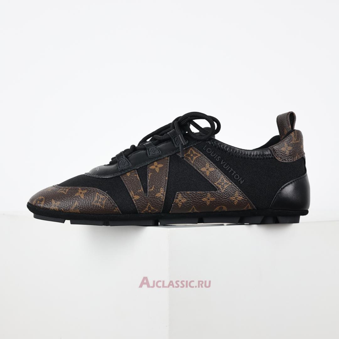 New Louis Vuitton LV Sneakerina Sneakers "Black Brown Monogram" 1AHNDM Shoes