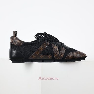 Buy Louis Vuitton LV Sneakerina Sneakers Black Brown Monogram Black 1AHNDM Quality Reps Replicas Shoes