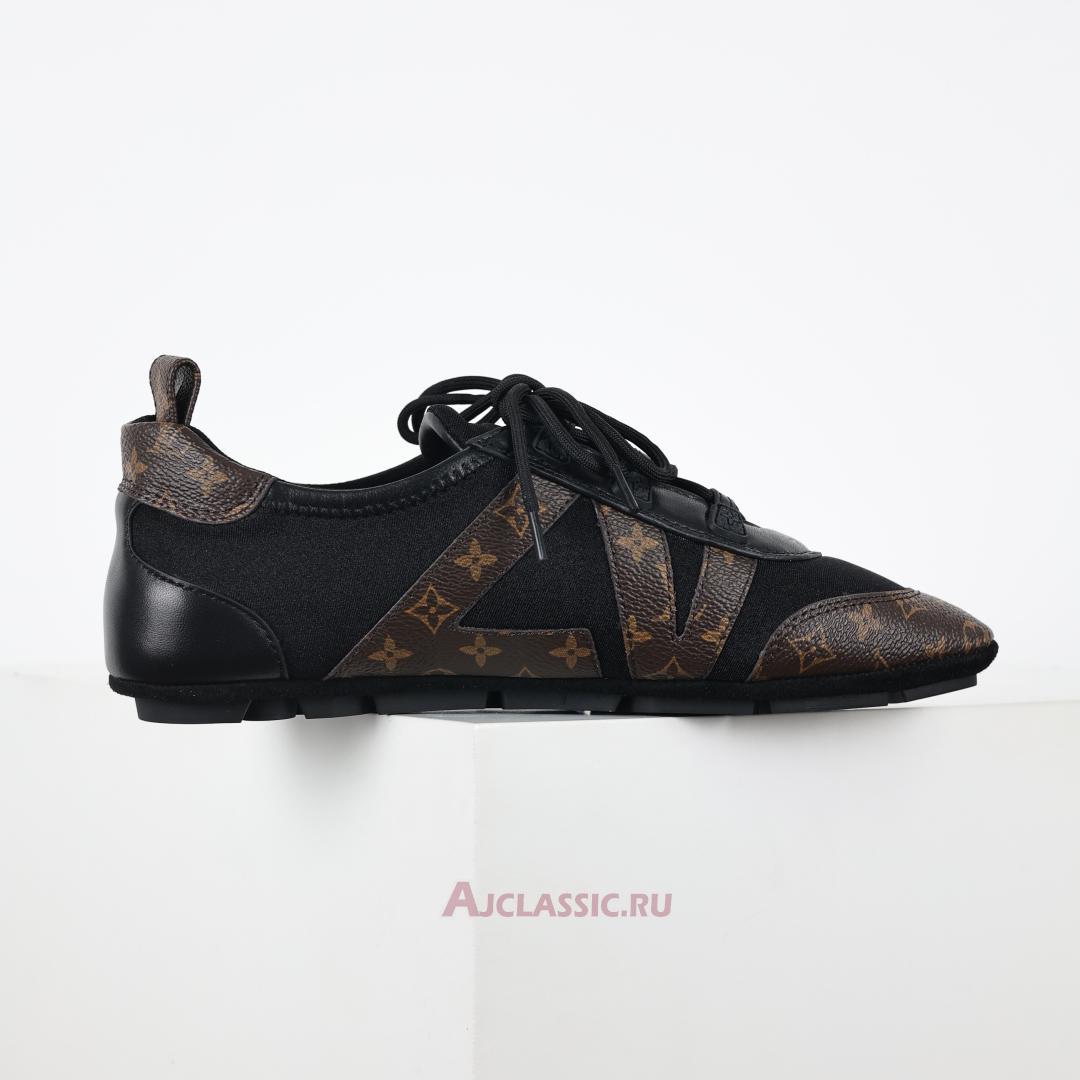New Louis Vuitton LV Sneakerina Sneakers "Black Brown Monogram" 1AHNDM Shoes