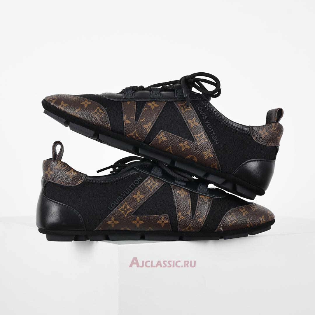 New Louis Vuitton LV Sneakerina Sneakers "Black Brown Monogram" 1AHNDM Shoes