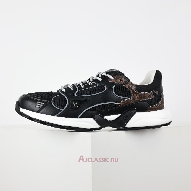 Buy Louis Vuitton LV Olympia Sneaker Black Brown Black 1AHOFA Quality Reps Replicas Shoes