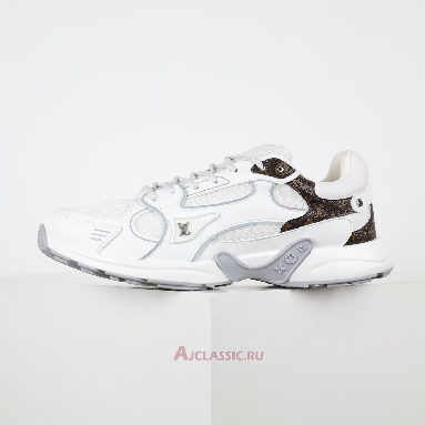 Buy Louis Vuitton LV Olympia Sneaker White Brown White 1AHOEU Quality Reps Replicas Shoes