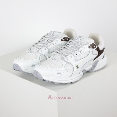 Buy Louis Vuitton LV Olympia Sneaker White Brown White 1AHOEU Quality Reps Replicas Shoes