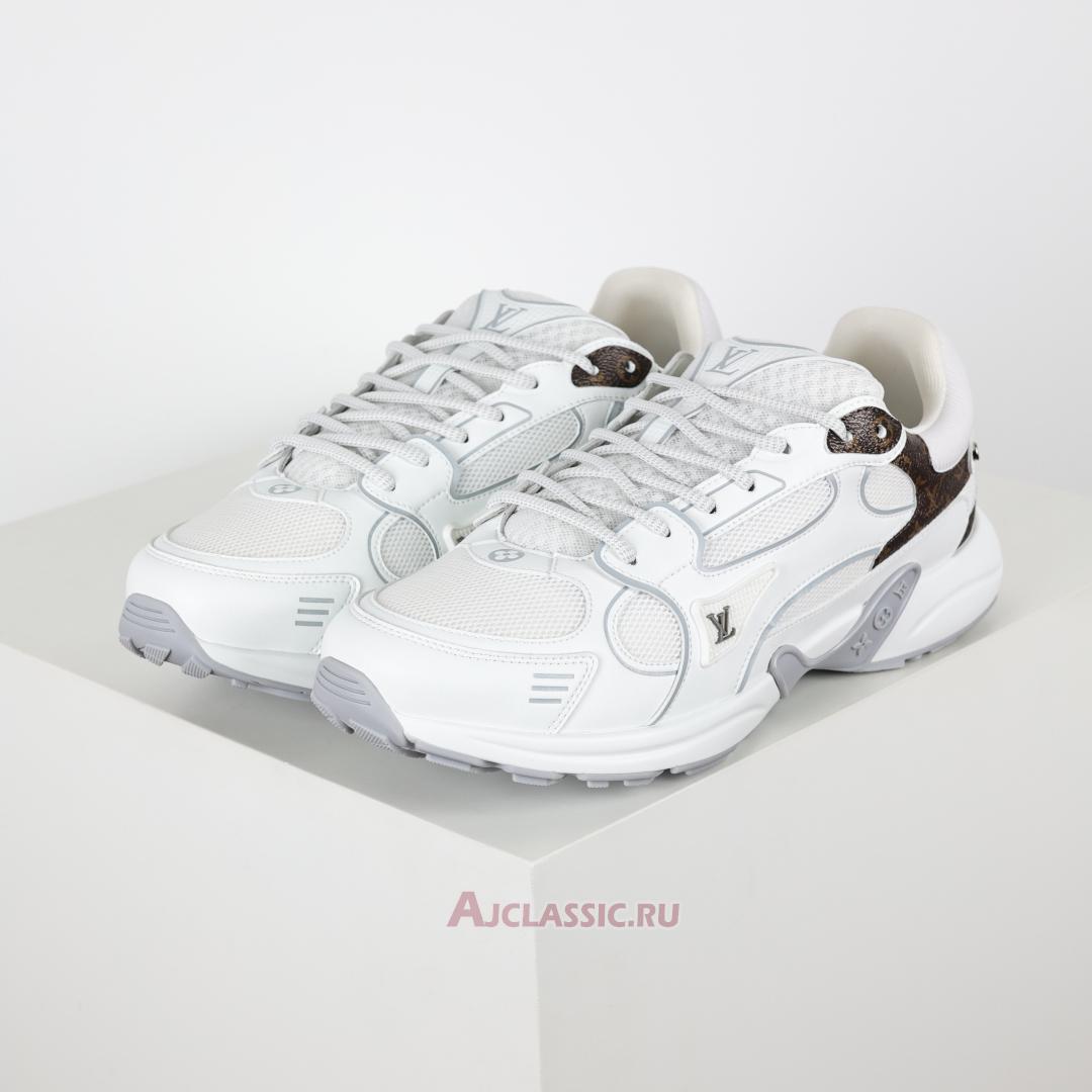 New Louis Vuitton LV Olympia Sneaker "White Brown" 1AHOEU Shoes