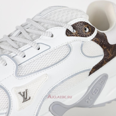 Buy Louis Vuitton LV Olympia Sneaker White Brown White 1AHOEU Quality Reps Replicas Shoes