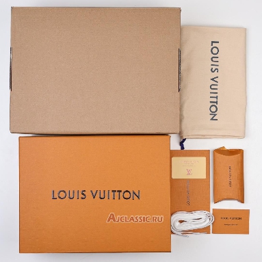 Buy Louis Vuitton LV Olympia Sneaker White Brown White 1AHOEU Quality Reps Replicas Shoes