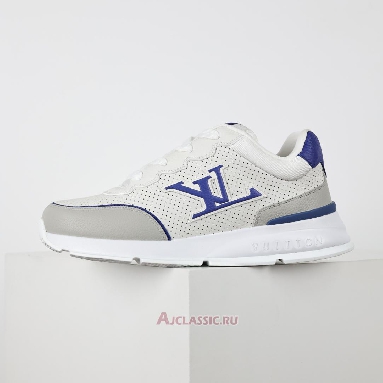 Buy Louis Vuitton LV Classic Sneaker White Blue Blue 1AHSV0 Quality Reps Replicas Shoes