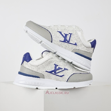 Buy Louis Vuitton LV Classic Sneaker White Blue Blue 1AHSV0 Quality Reps Replicas Shoes