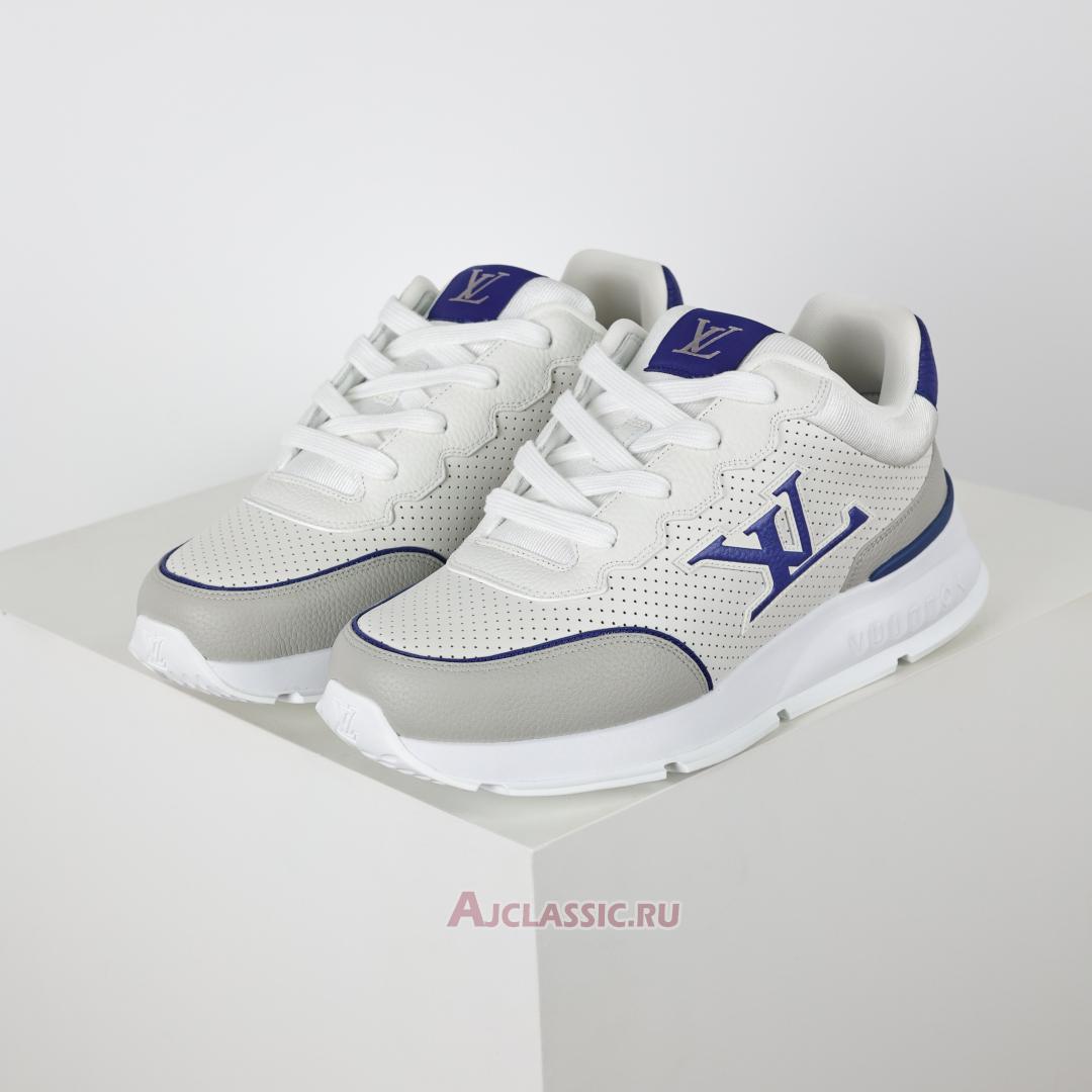 New Louis Vuitton LV Classic Sneaker "White Blue" 1AHSV0 Shoes