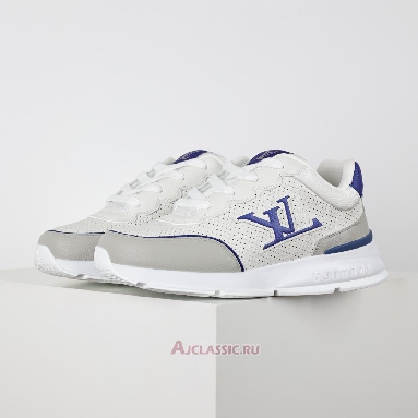 Buy Louis Vuitton LV Classic Sneaker White Blue Blue 1AHSV0 Quality Reps Replicas Shoes