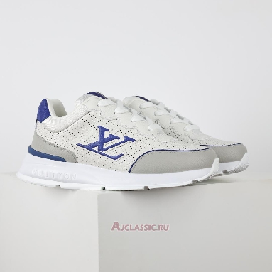 Buy Louis Vuitton LV Classic Sneaker White Blue Blue 1AHSV0 Quality Reps Replicas Shoes