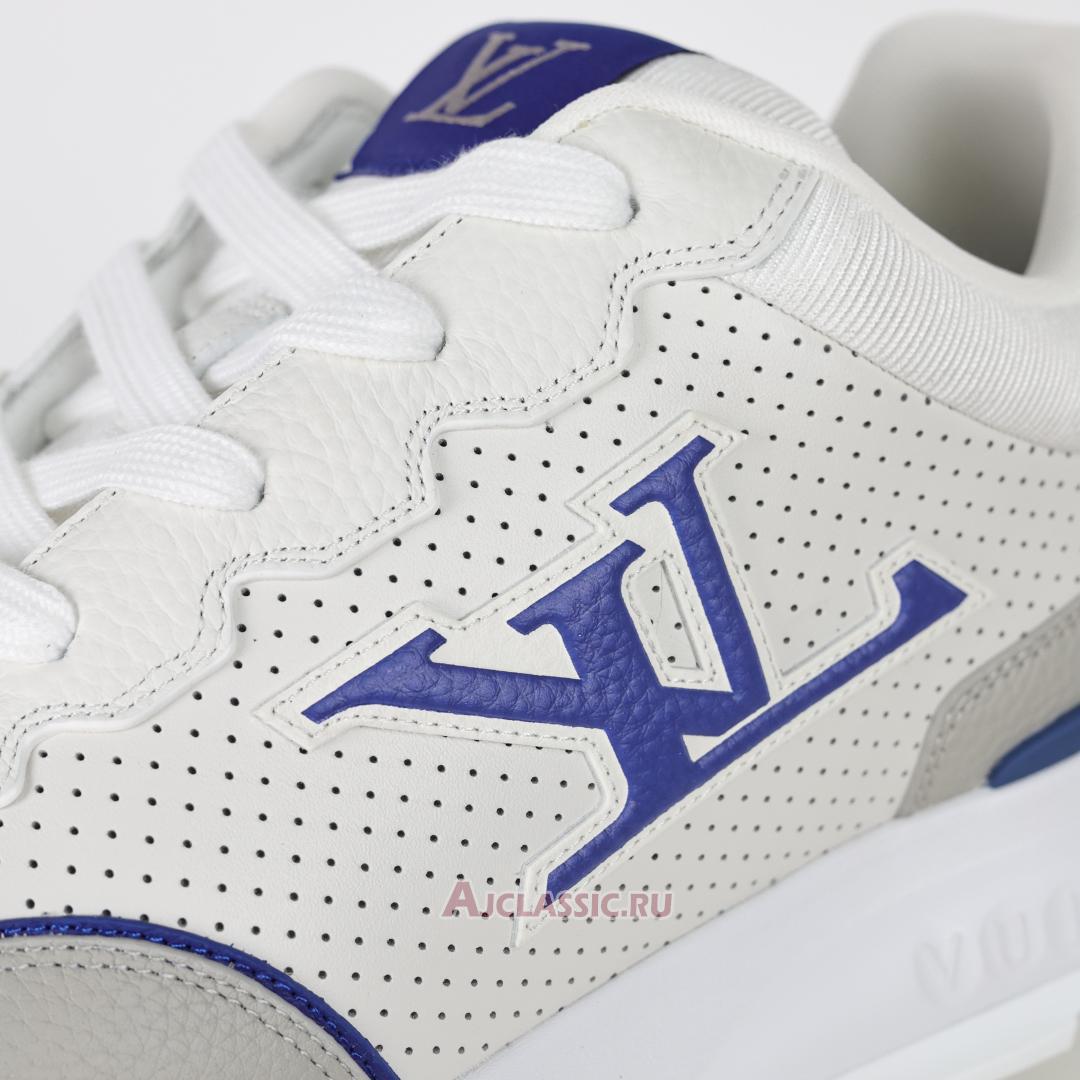 New Louis Vuitton LV Classic Sneaker "White Blue" 1AHSV0 Shoes
