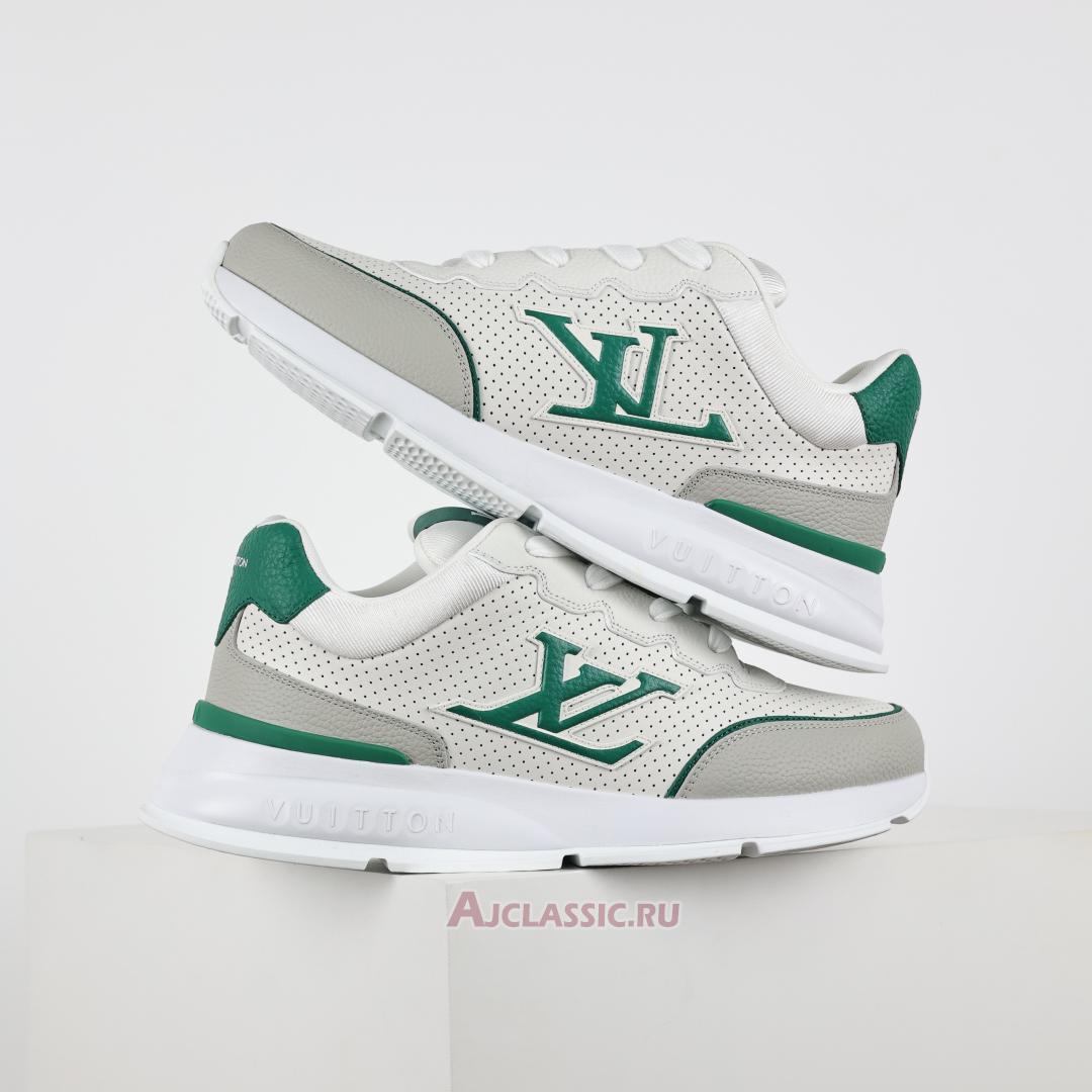 New Louis Vuitton LV Classic Sneaker "White Green" 1AHSUG Shoes
