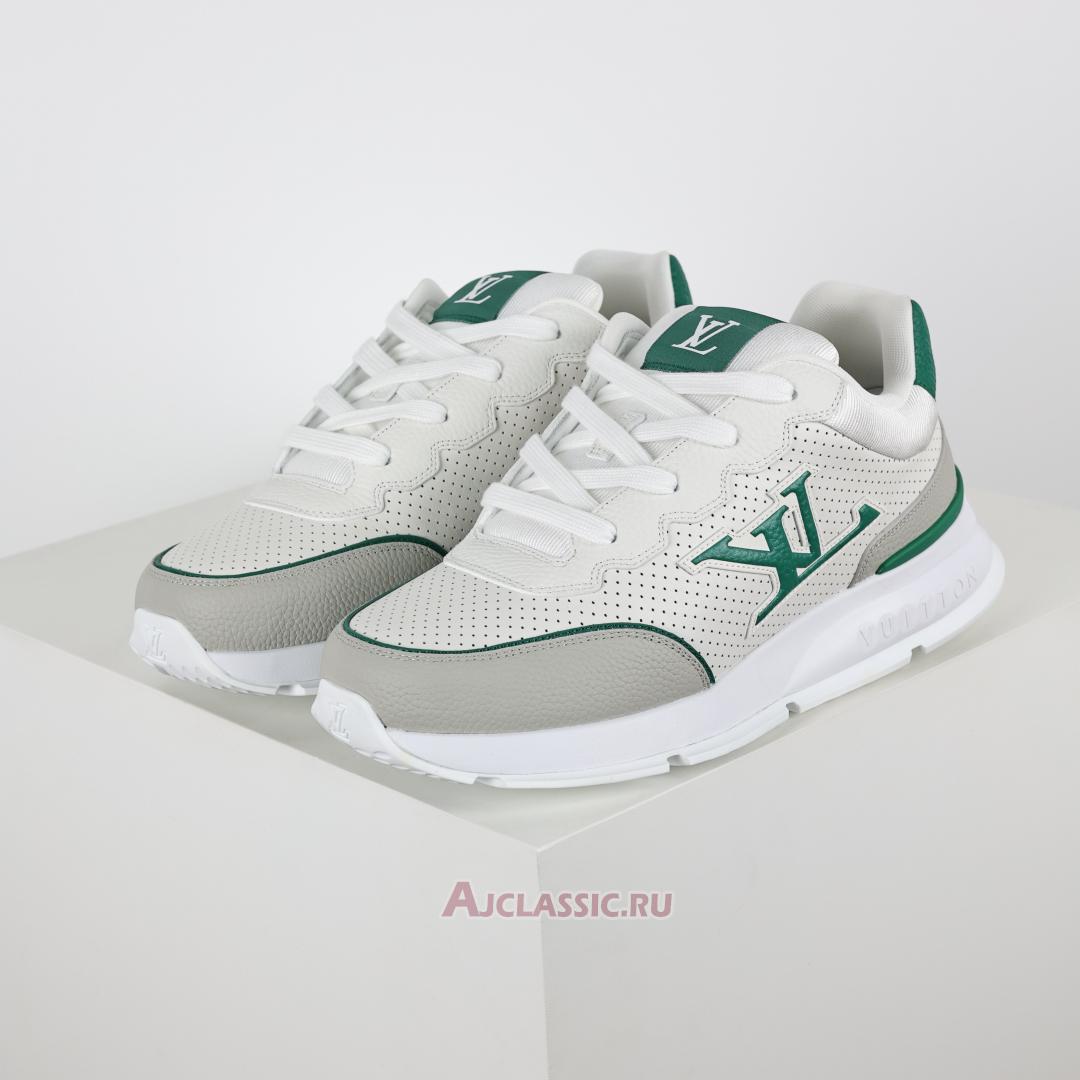 New Louis Vuitton LV Classic Sneaker "White Green" 1AHSUG Shoes