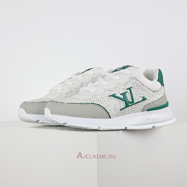 Buy Louis Vuitton LV Classic Sneaker White Green Green 1AHSUG Quality Reps Replicas Shoes