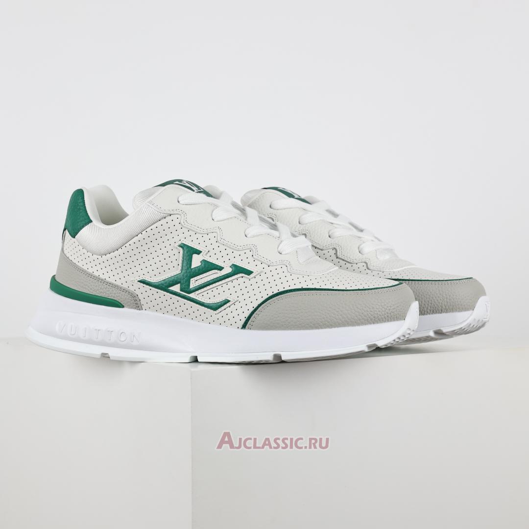 New Louis Vuitton LV Classic Sneaker "White Green" 1AHSUG Shoes
