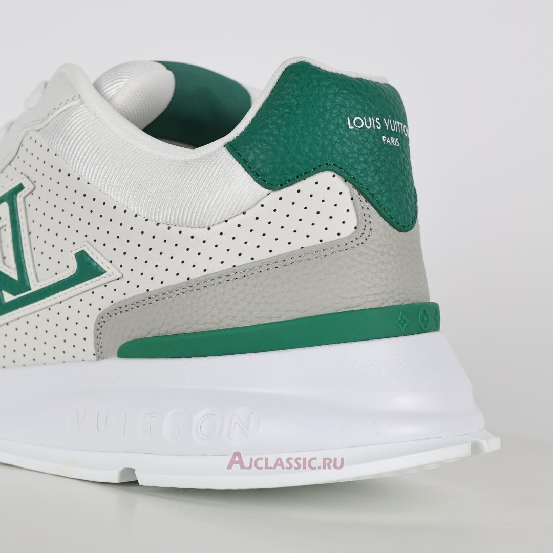 New Louis Vuitton LV Classic Sneaker "White Green" 1AHSUG Shoes